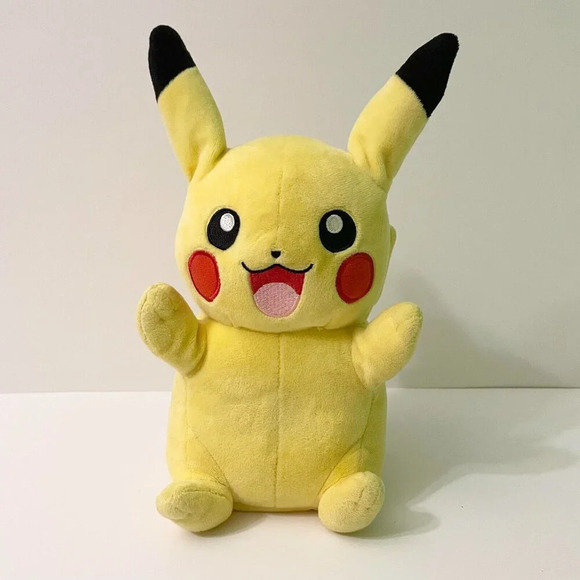 Pikachu Plush Pokemon Light up Cheeks and Sounds 11 Inch Tall - Picture 3 of 17